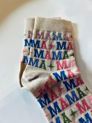 Beige Mama Socks