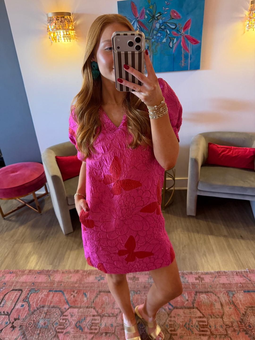 Butterflies in Bloom Dress