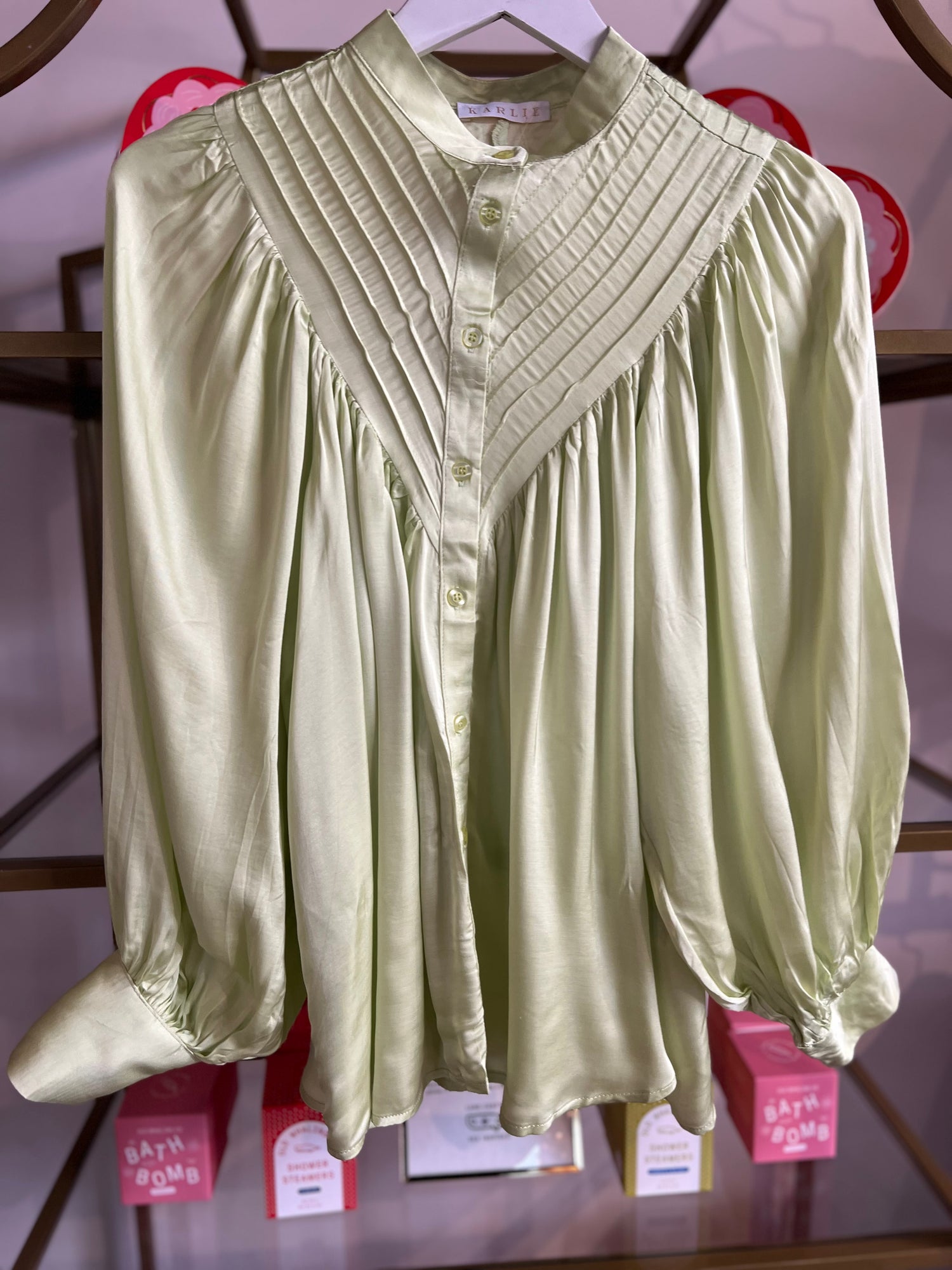 Olivia Blouse | Honeydew