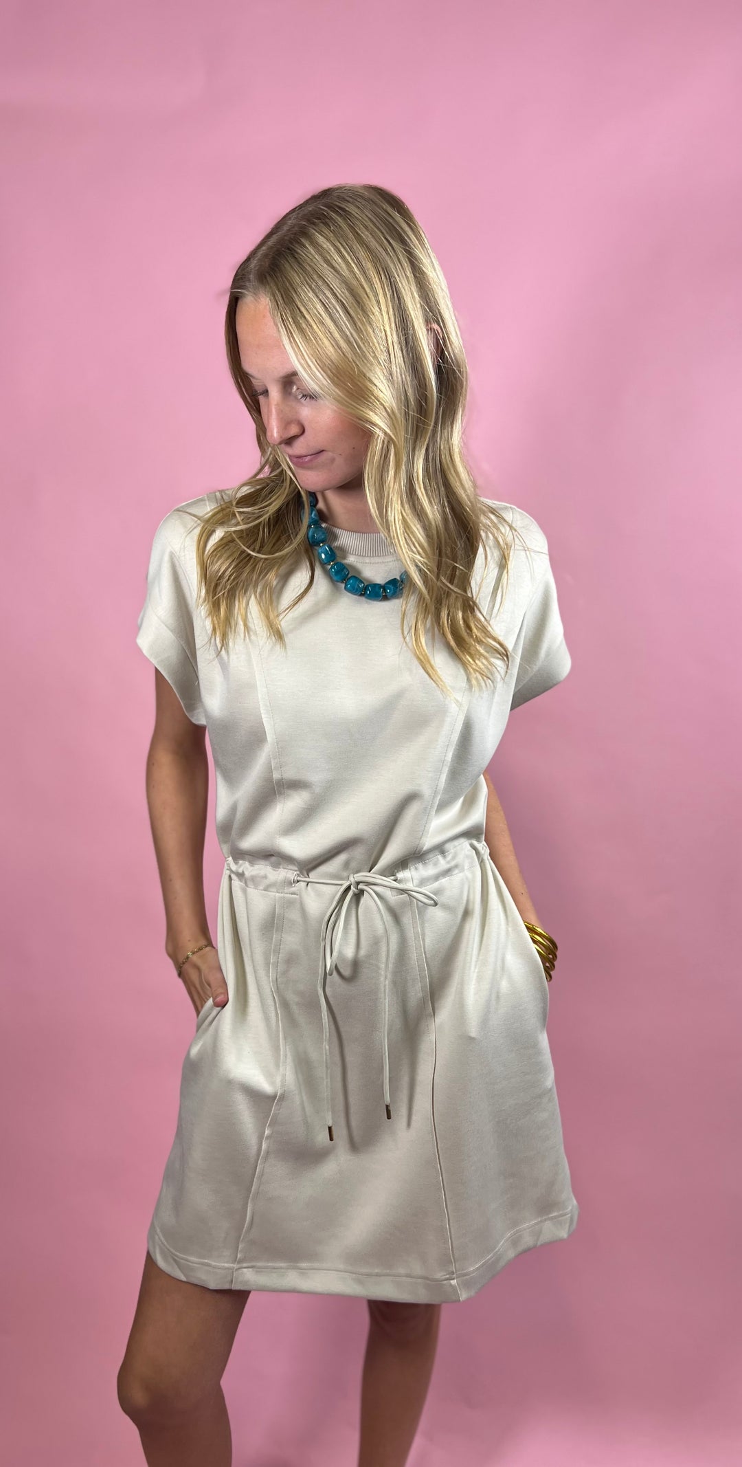 On the Go Active Dress | Ecru