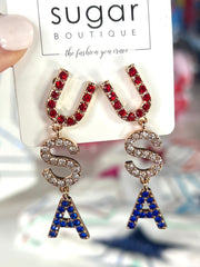 Sparkle & Shine USA Earring