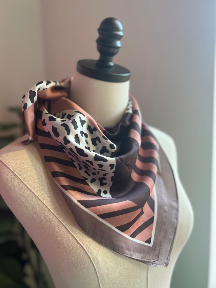 Mixed Wild Media Scarf
