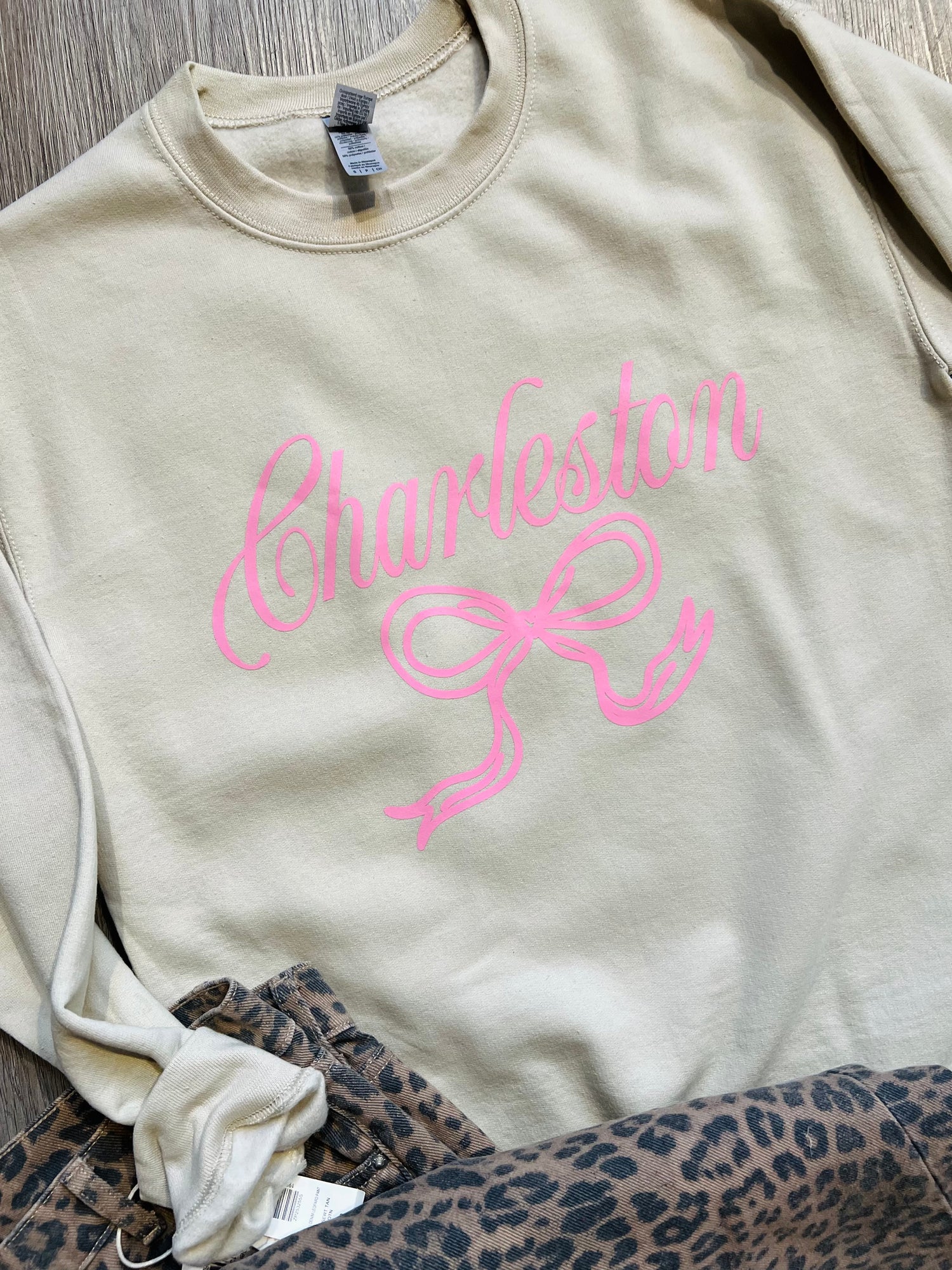 Charleston Bow Sweatshirt