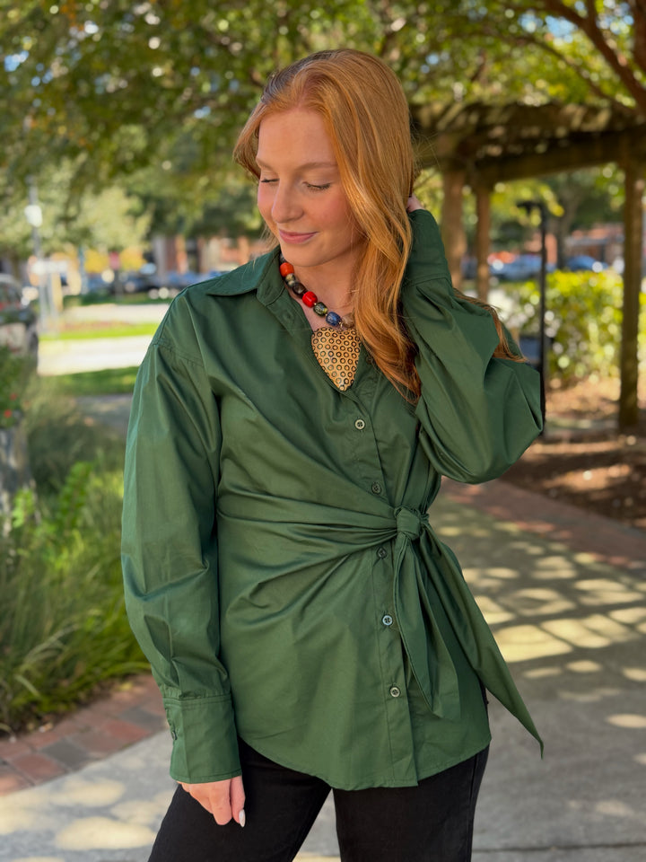 Ivy Wrap Blouse