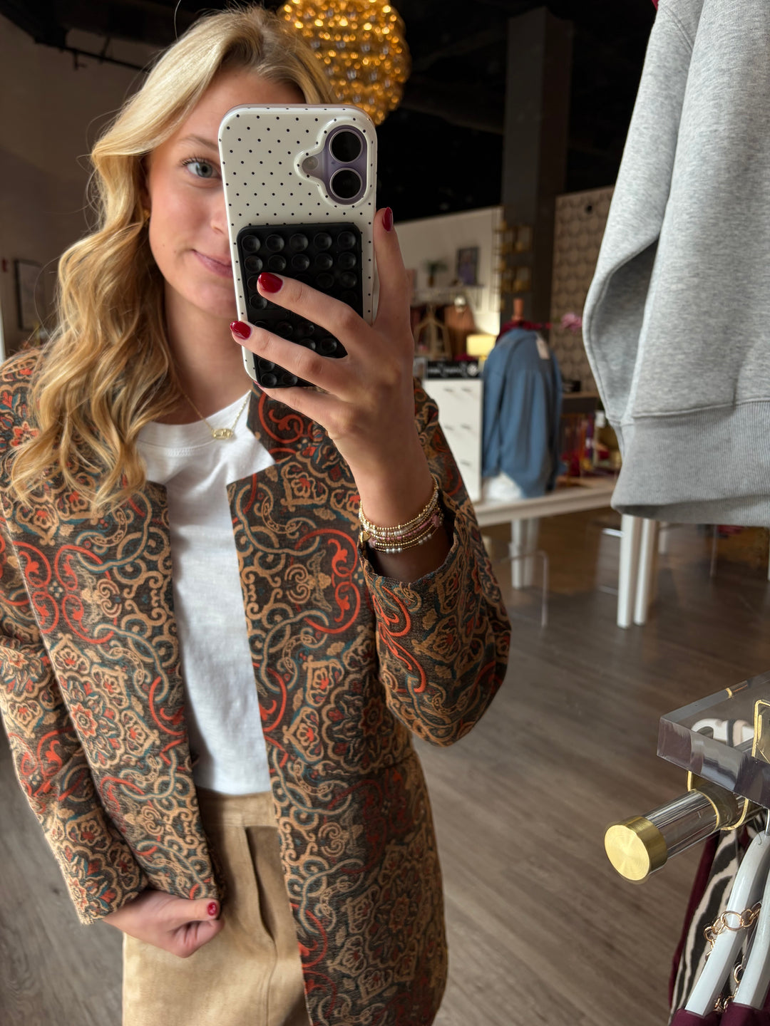 Signature Car Coat | Spiced Mosaic
