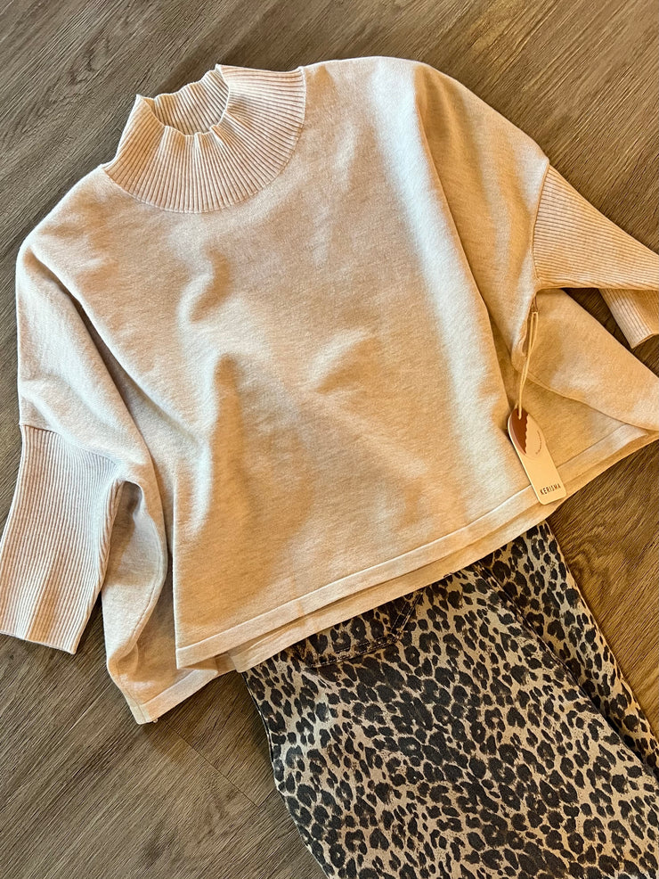 Aja 'Ortho' Solid Top | Ecru - *RESTOCKING NEXT WEEK*