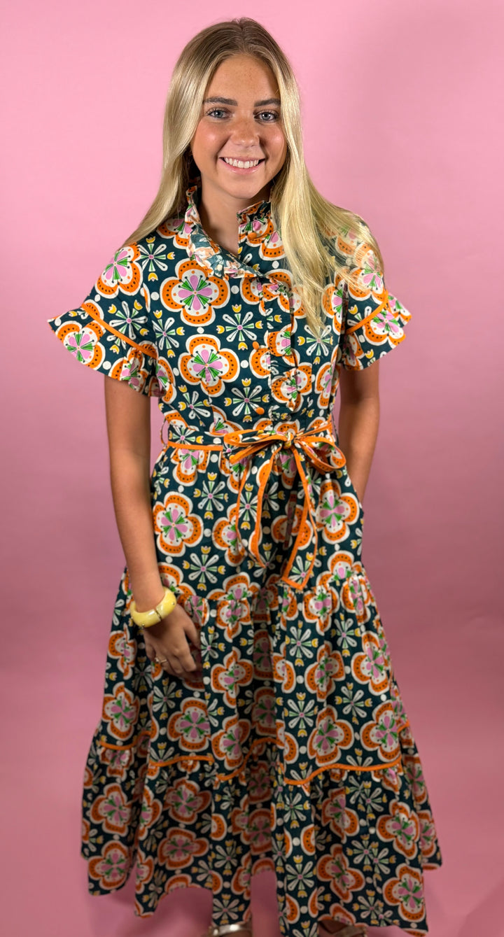 Elliot Belted Maxi Dress