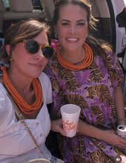 Gameday 8 Strand Necklace | Orange