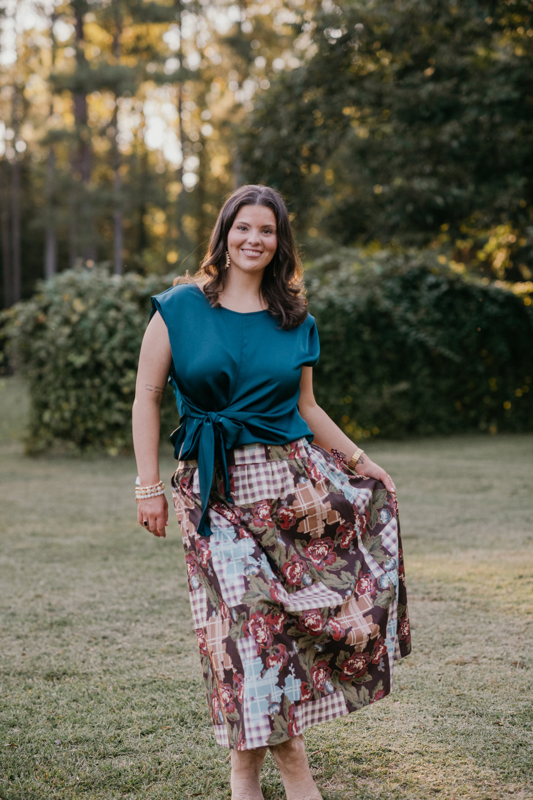 Lindsey Wrap Blouse