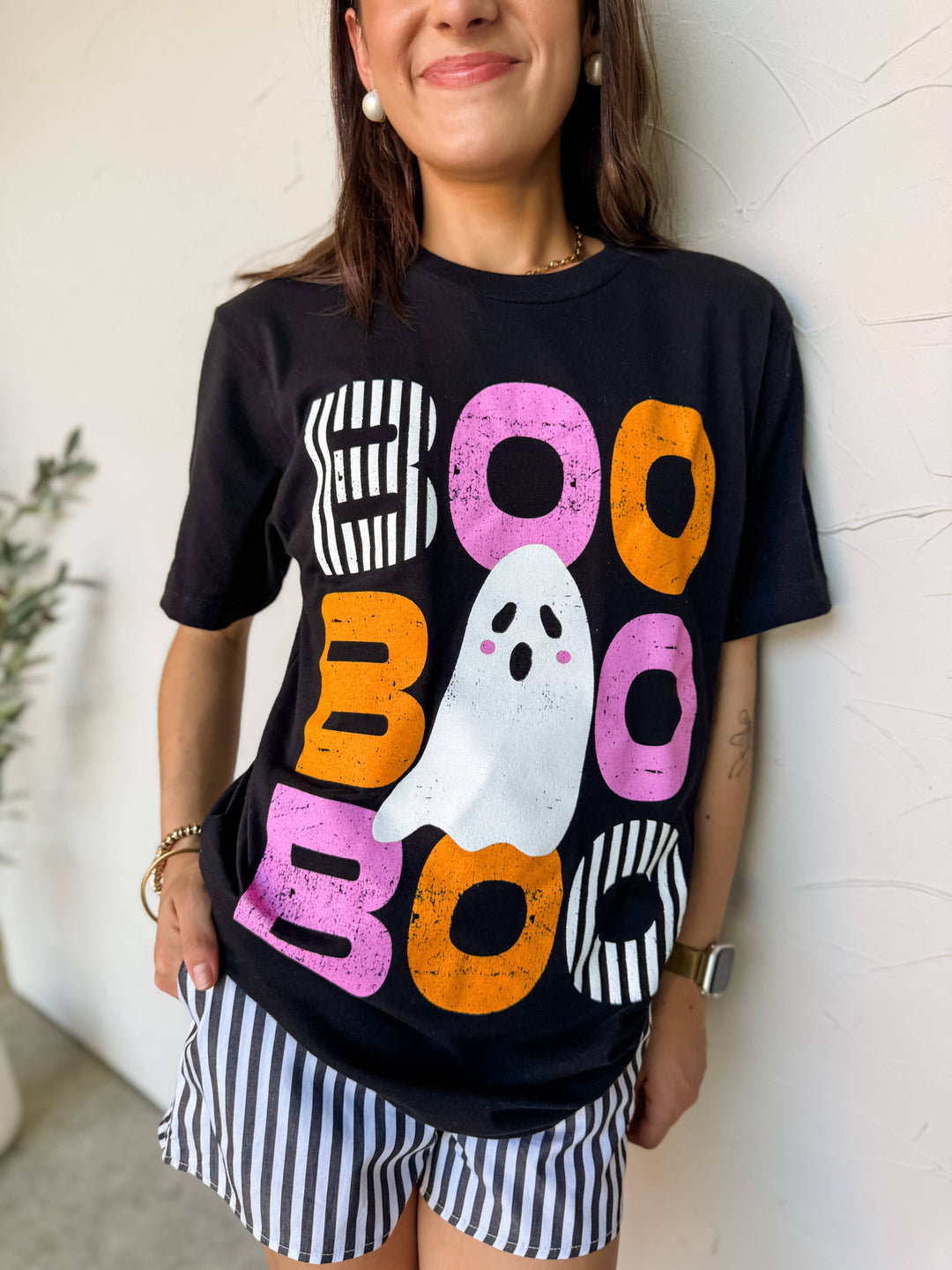 Boo Stripes Tee