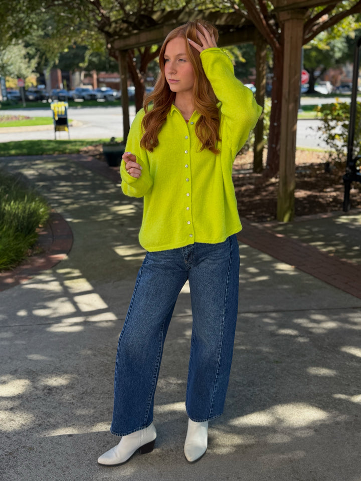 Forever Favorite Cardigan | Lime