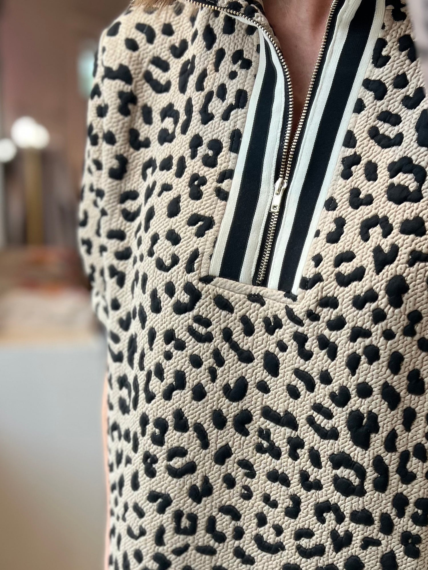 Zadie Zip Dress | Leopard