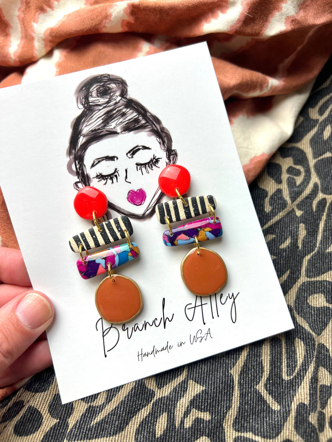 Pippa the Painter Dangle Earrings