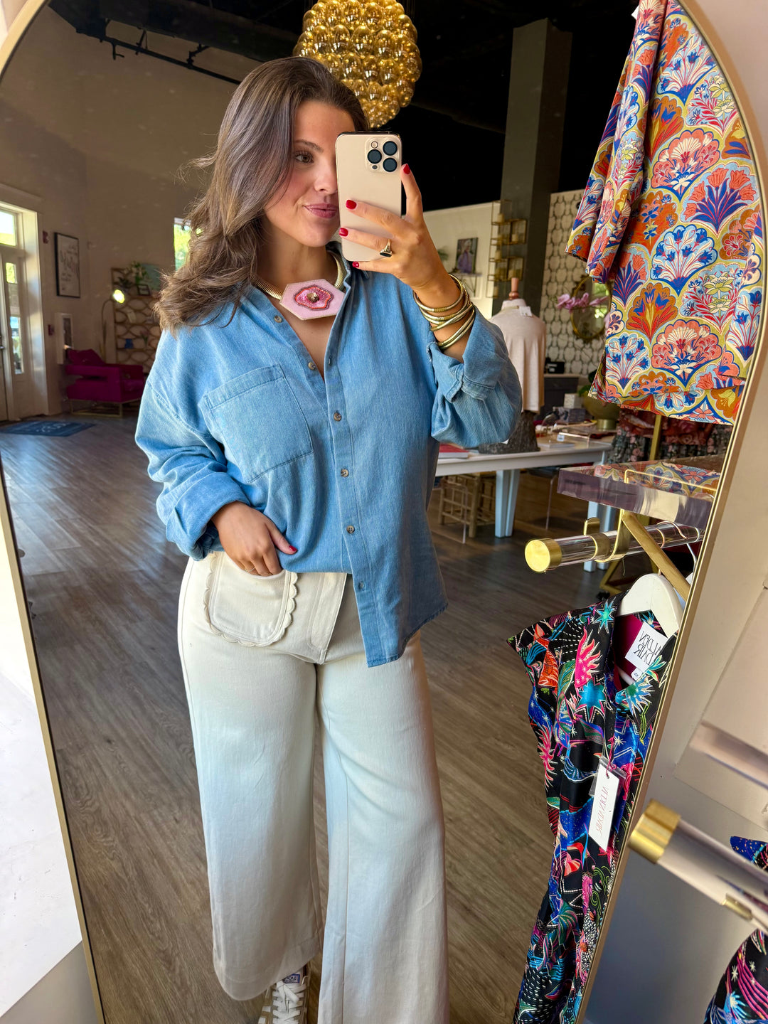 The Perfect Twill Button Up