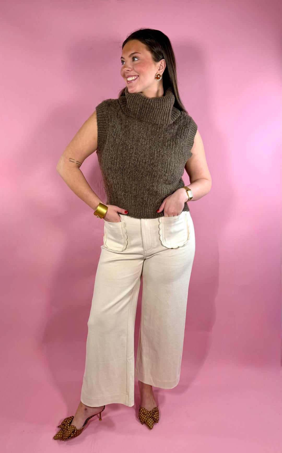 Marlene Top | Shitake Brown