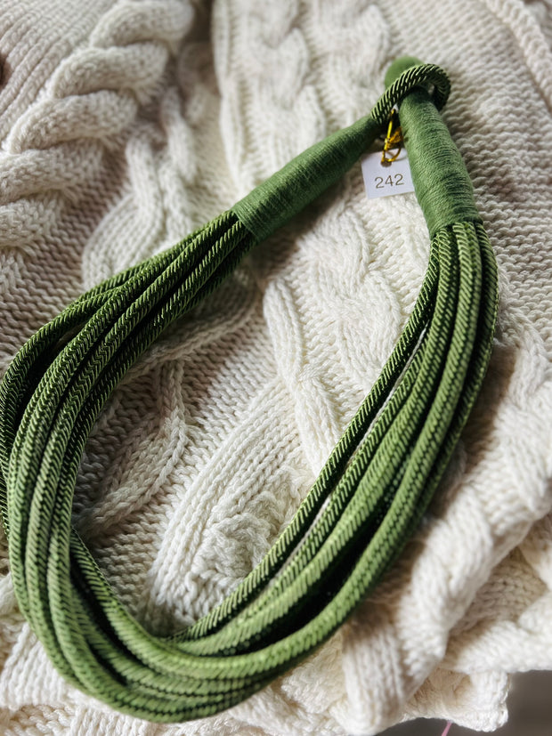 8 Strand Necklace | Sage