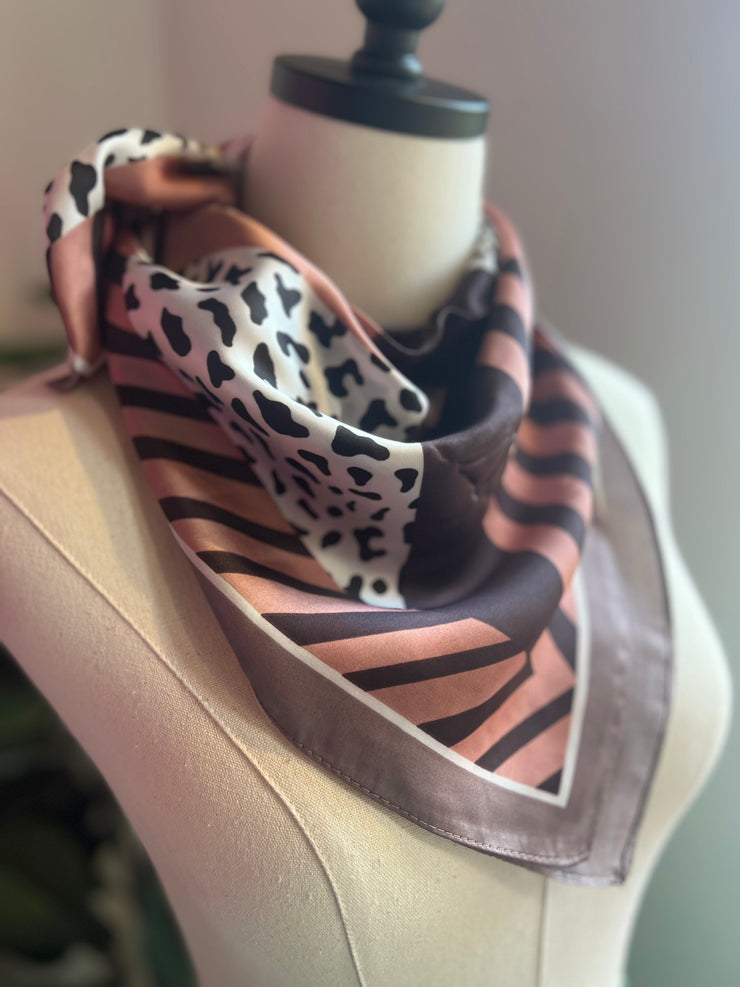 Mixed Wild Media Scarf