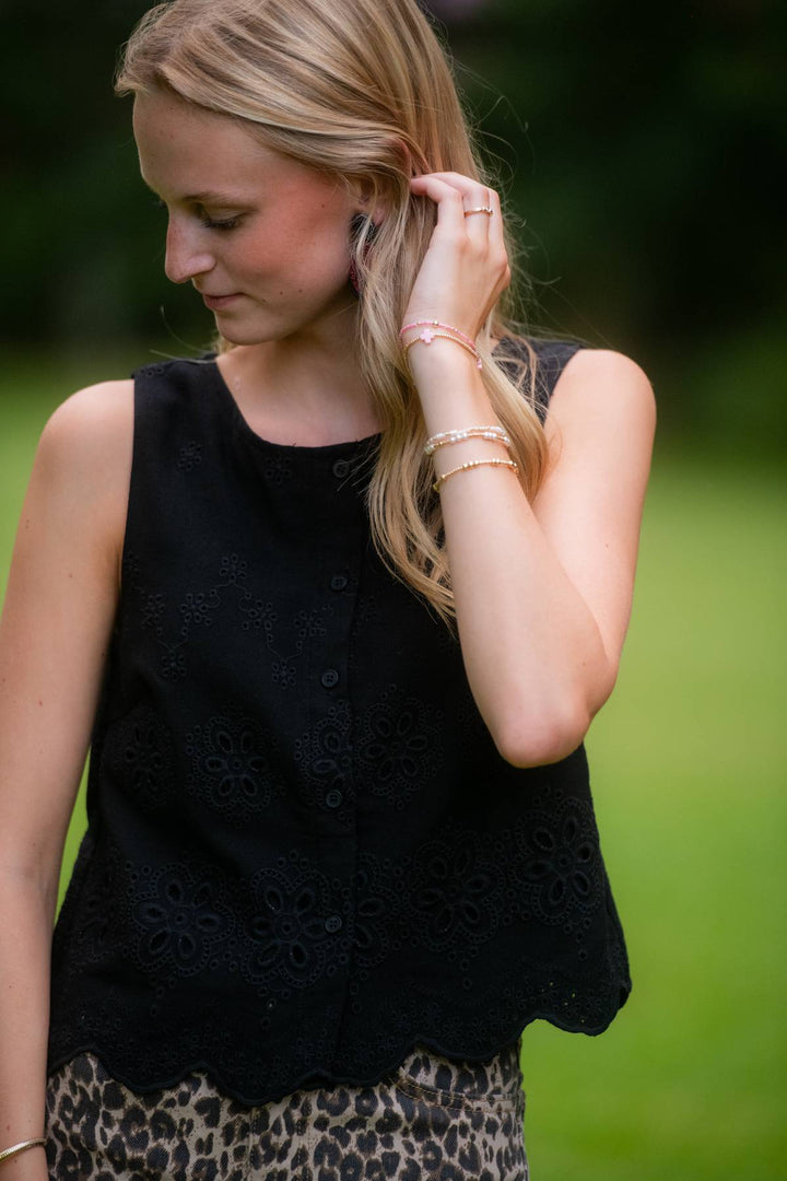 Reese Eyelet Tank