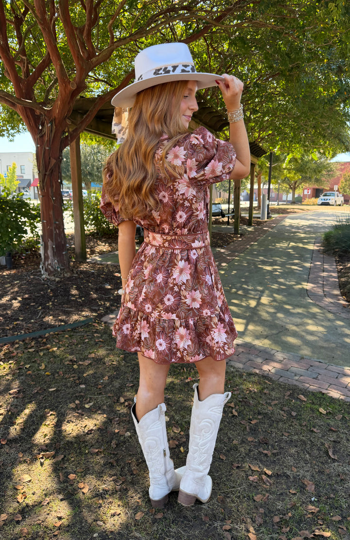 Josephine Belted Mini Dress