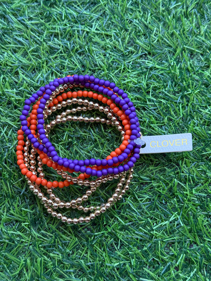 Saturday Staple Bracelet Set | Clemson