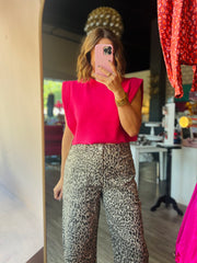 Imogen Top | Super Pink