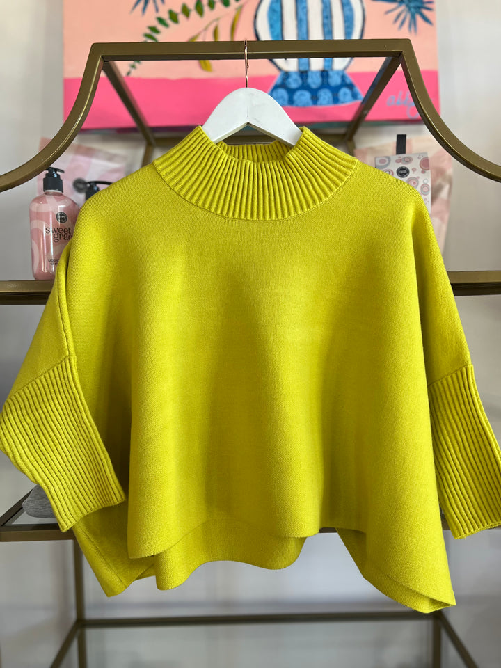Aja Sweater | Lemon Drop Chartreuse