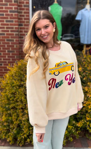 Rainbow New York Taxi Sweatshirt