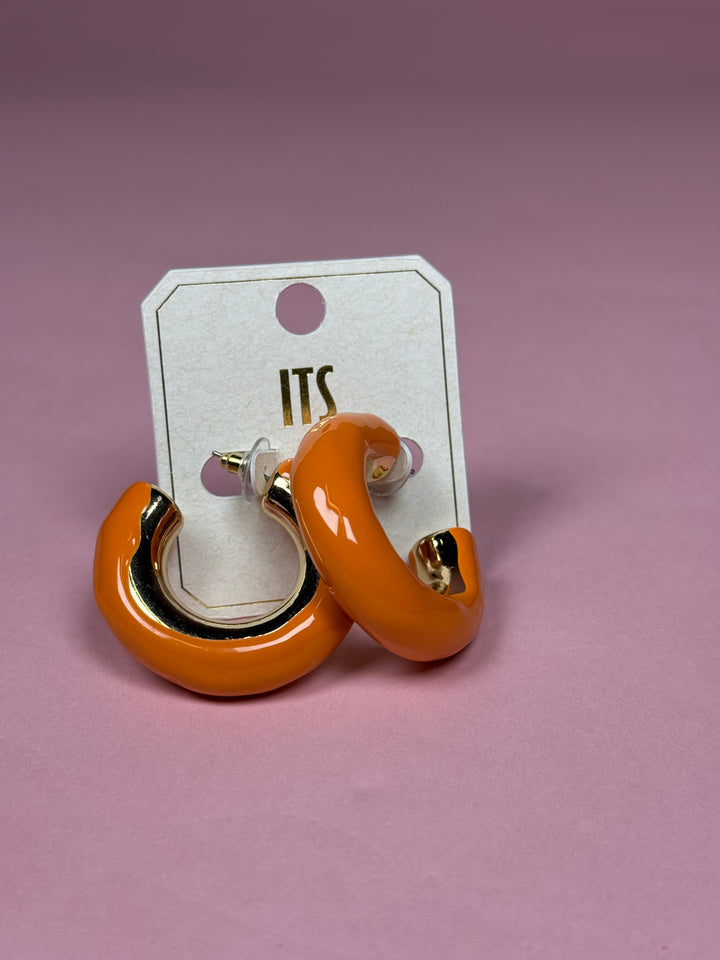 Gameday Glam Hoops | Orange