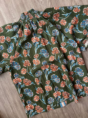 Floral Fields Trim Blouse