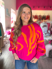 RESTOCKED :: Ziggy Sweater | Pink / Orange