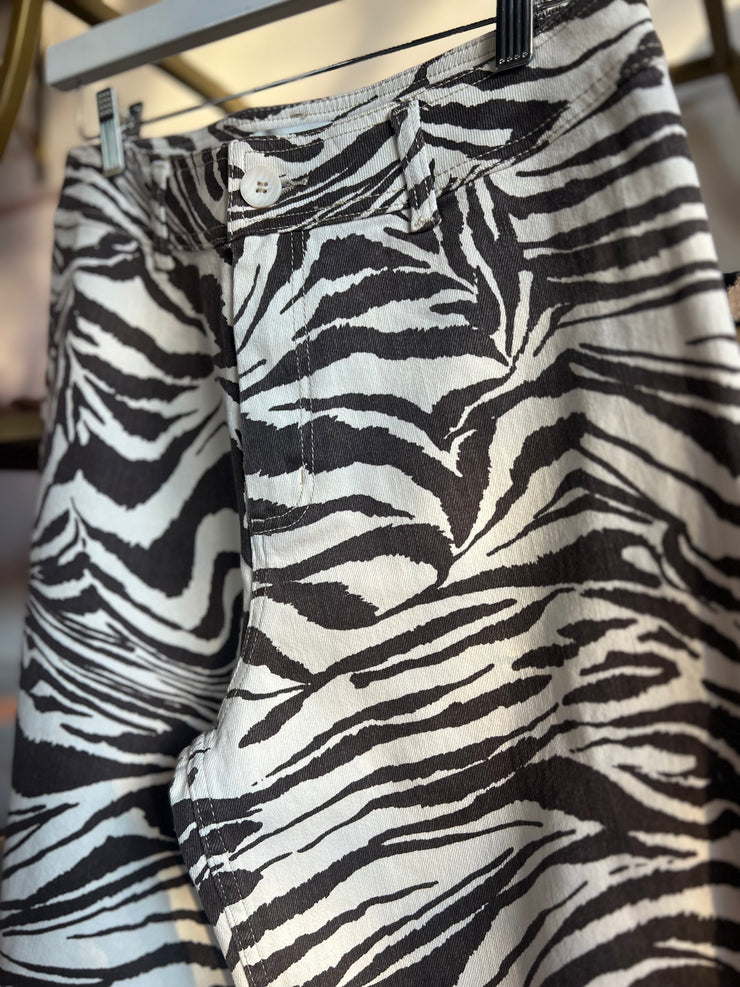 Wild Safari Wide Leg Pant | Chocolate