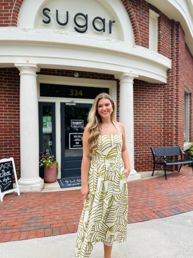Kacey Halter Dress | Papyrus