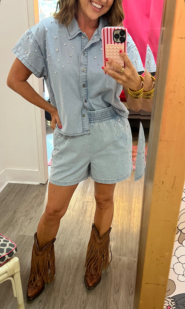 Rhinestone Cowgirl Short