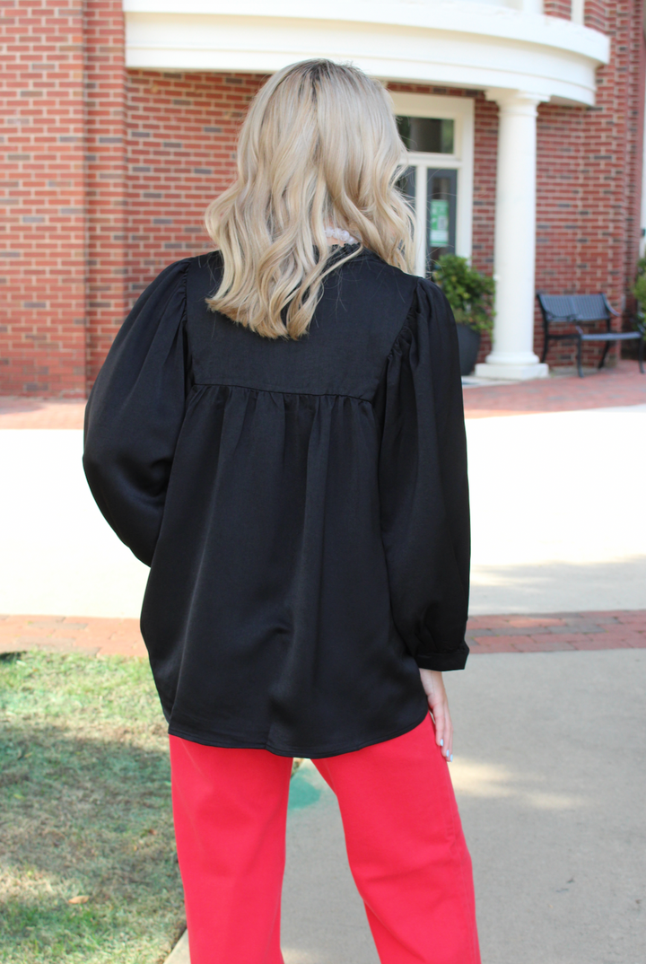 Devon Balloon Sleeve Blouse