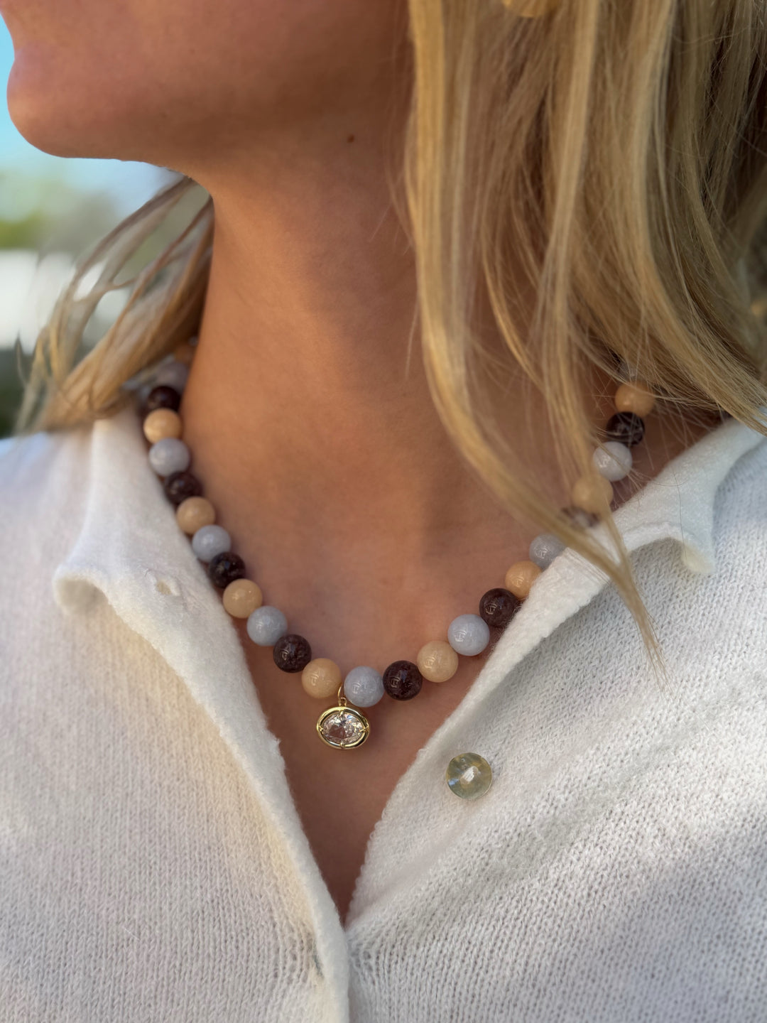Marble Charm Necklace