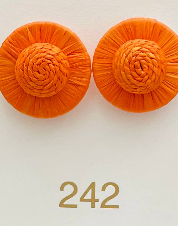 The Zadie Stud | Orange