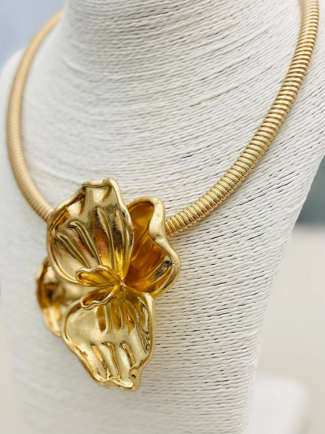 Magnolia Flower Necklace