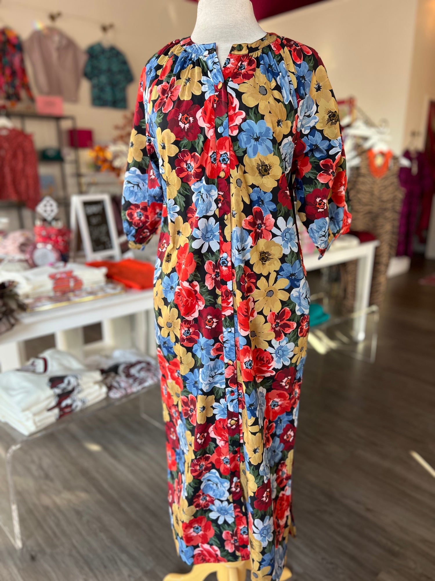 Madeleine Dress | Nocturnal Garden