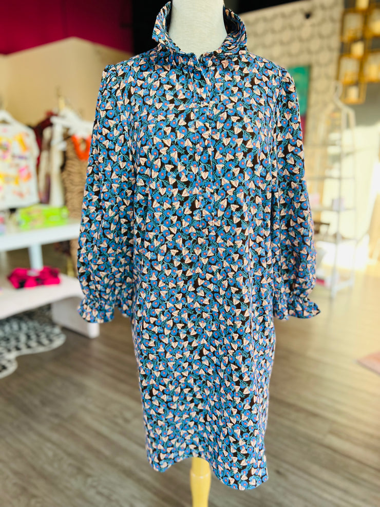 Denver Corduroy Dress | Blue Empire
