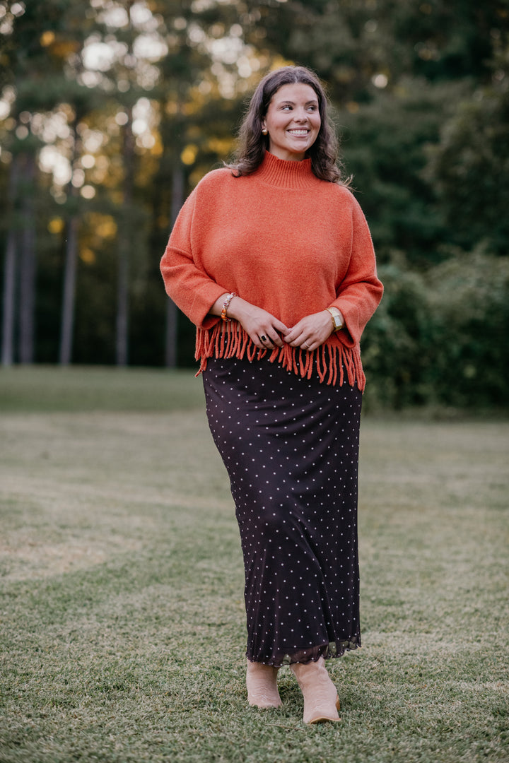 Sachi Aja Sweater | Tangerine Glow
