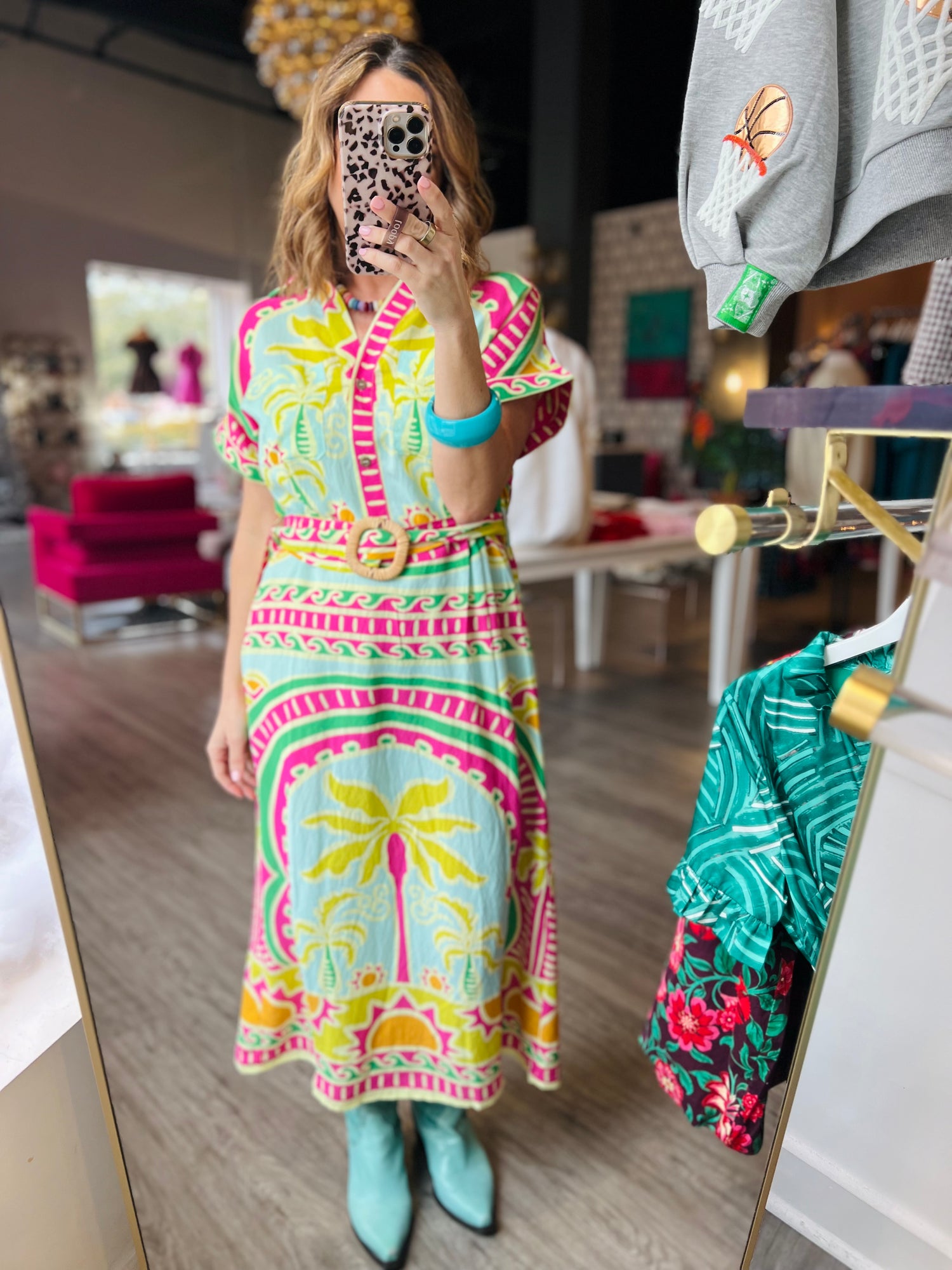 Palm Beach Belted Maxi