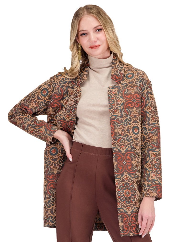 Signature Car Coat | Spiced Mosaic