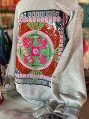 Grey Multi Mahjong Table Sweatshirt