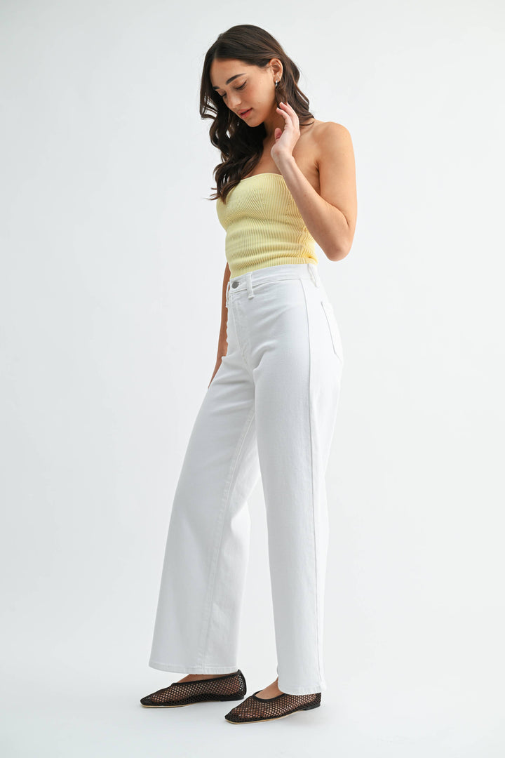 Hidden Pocket Trouser | WHITE