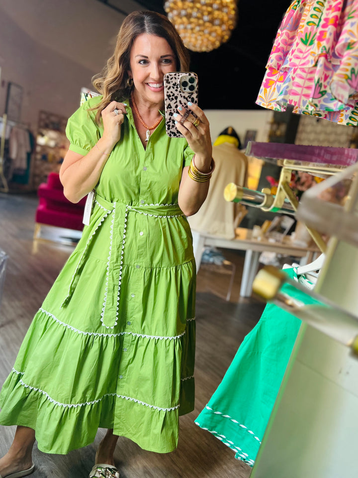 Celia Belted Maxi Dress