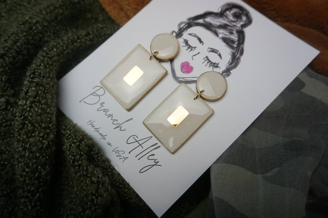 Greta in Gold Earrings
