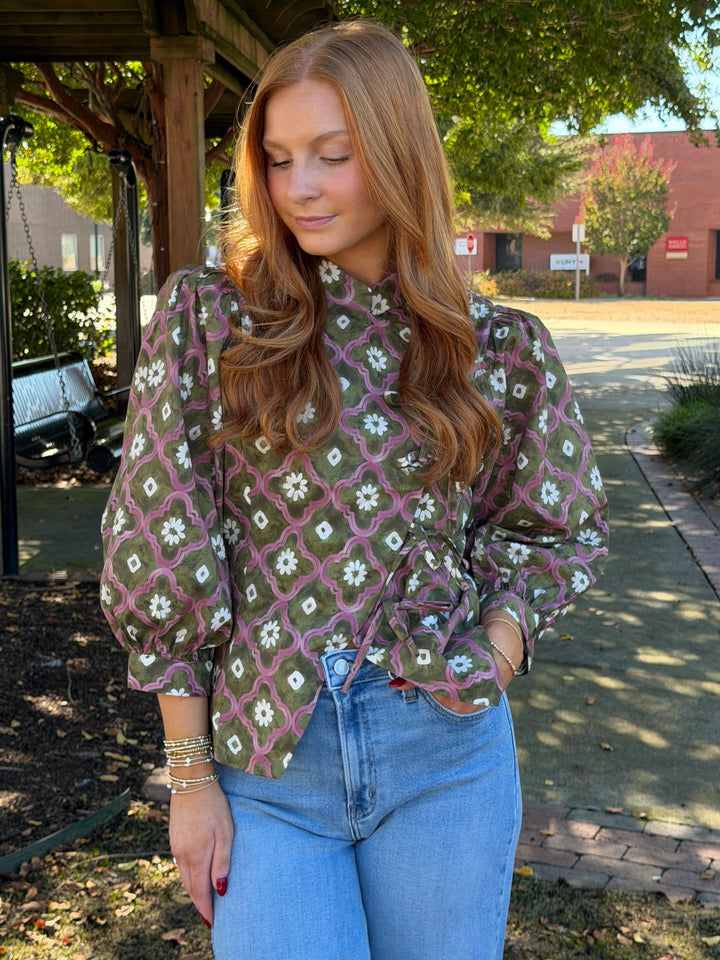 English Garden Blouse