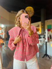 Apple Orchard Gingham Top