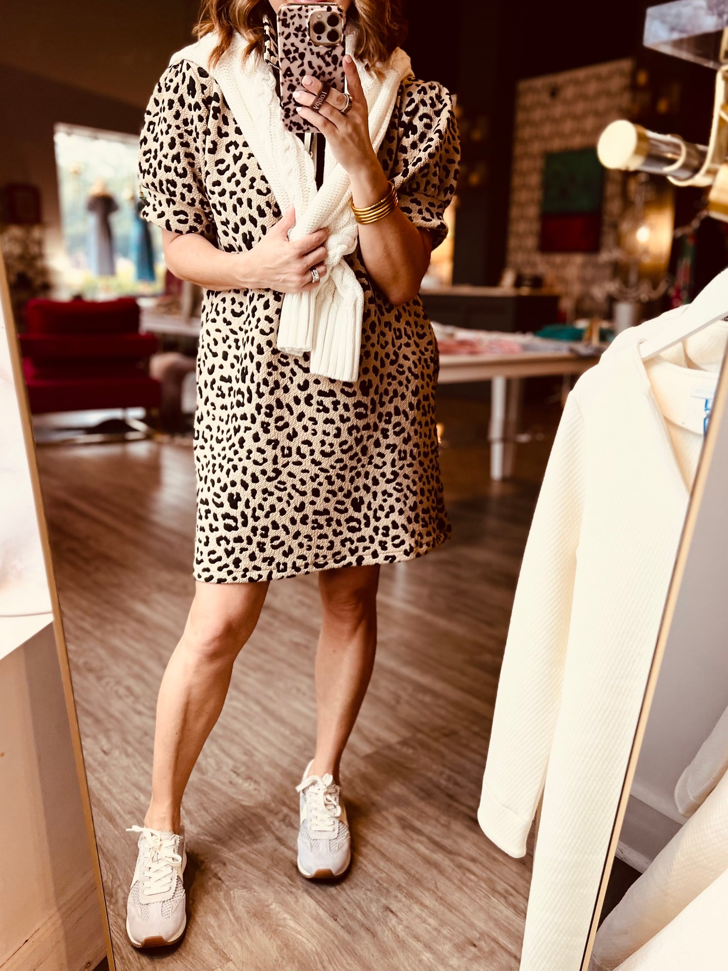 Zadie Zip Dress | Leopard