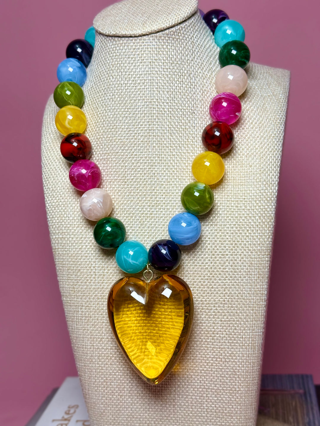 Ultimate Heart Necklace | Amber